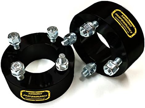 Summit Performance 2.0" Ez Go Ezgo Club Car Golf Cart Wheel Spacers 2.0" EZGO BLACK HC