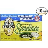Season Sardines in Pure Olive Oil (Pack of 10)