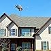 TV Antenna - Outdoor Amplified HDTV Antenna 150 Mile Motorized with Adjustable Antenna Mount Pole for 2 TVs Support - UHF/VHF 4K 1080P Channels Wireless Remote Control - 33FT Coax Cable