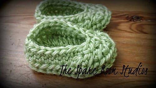 3-6 Months, Crochet Baby Slippers - Baby Booties - Handmade **free shipping in the US** Option to Add Matching Hat or Blanket. Made to Order