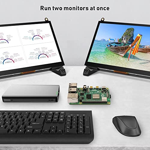 EVICIV 1024X600 Raspberry Pi Touchscreen Monitor Upgraded 7 IPS 