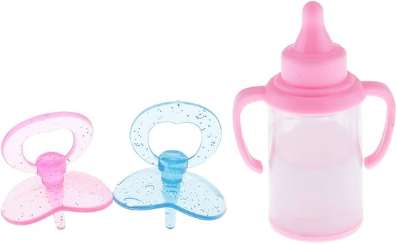 Amazon.es: Gazechimp Juguete Mini Plástico Botella Infantil de Alimentación de Bebé + Chupete para Muñecas de Barbie Kelly: Juguetes y juegos
