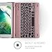 Snugg iPad Mini Keyboard Case, Apple iPad Mini 1 2 3 Bluetooth Keyboard Case Cover [Smart Backlit] Folio, Wireless Auto Sleep/Wake - Rose Gold