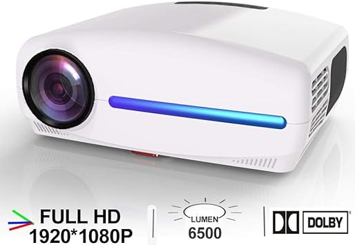 WXCZ Proyector Led Full HD 1920 * 1080P con 4D Keystone Digital ...