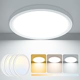 [ Zemty ] 4 Pack LED Ceiling Light 15W 1800LM 3000K/4000K/6500K IP44