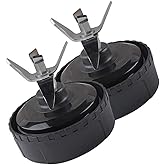 Podoy 2 Pack- 6 Fins Blade Replacement Parts for Nutri Ninja Blender BL660 BL770 BL740 BL771 BL772 BL773CO Extractor Blade fo