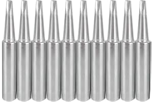 SeonFook 10 PCS 900M-T-2.4D Soldering Iron Tips Replacement Solder Tips Kit Compatible with Hakko, Radio Shack, Atten, Quick, Aoyue, Yihua, Vastar Soldering Station, Welding Equipment & Accessories
