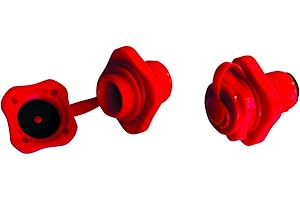 KWIK TEK Airhead Boston Valve, Red, One Size (AHBV-2), 2 Count (Pack of 1)
