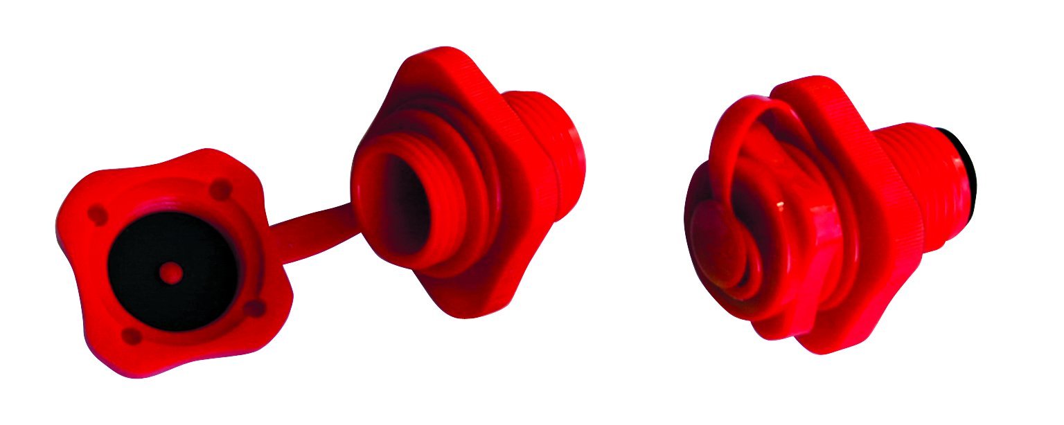 Photo 1 of Airhead Boston Valve, Red, One Size (AHBV-2), 2 Count (Pack of 1)
