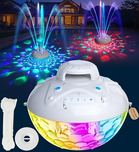 KingSom Floating Pool Speaker White
