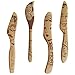 Talisman Designs Solid Beechwood Spreaders, Set of 4