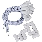 10pcs NC Recessed Wired Door Window Sensor Magnetic Switch for Home Security Alarm System