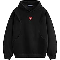 Aelfric Eden Womens Lace Bow Zip Up Hoodies Embroidery