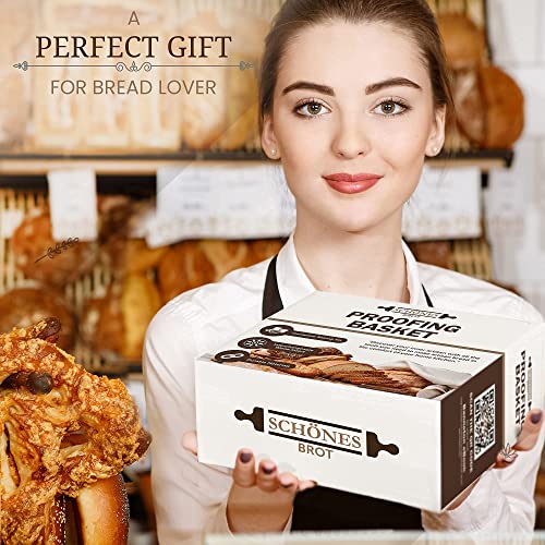 10" Bread Proofing Basket Kit Bread Making Set Brings The Bakery To