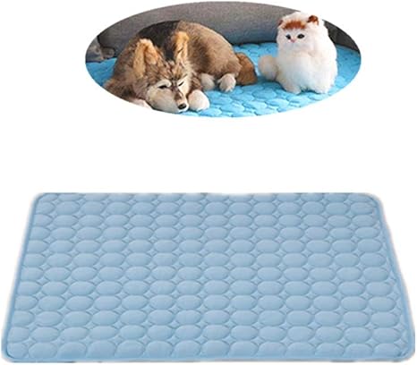 Amazon Co Jp 犬冷却マット 洗える ペットクレートパッド 無毒の冷却ペットベッド 小中型および大型ペットの屋外または家庭用 27 5 22 0in ホーム キッチン