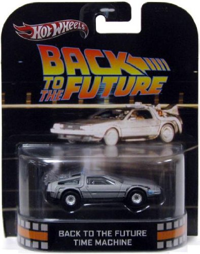 Hot Wheels Retro Back to the Future 1:55 Die Cast Car DeLorean Time Machine