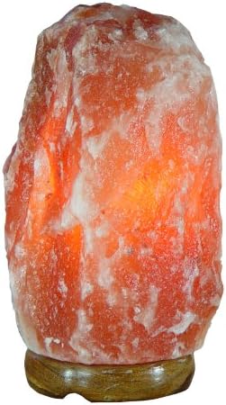 9 Inch Himalayan Natural Crystal Salt Lamp with Bulb and Cord