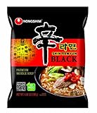 NongShim Shin Ramyun Noodle Soup, Black, 4.58 Ounce (Pack of 24)