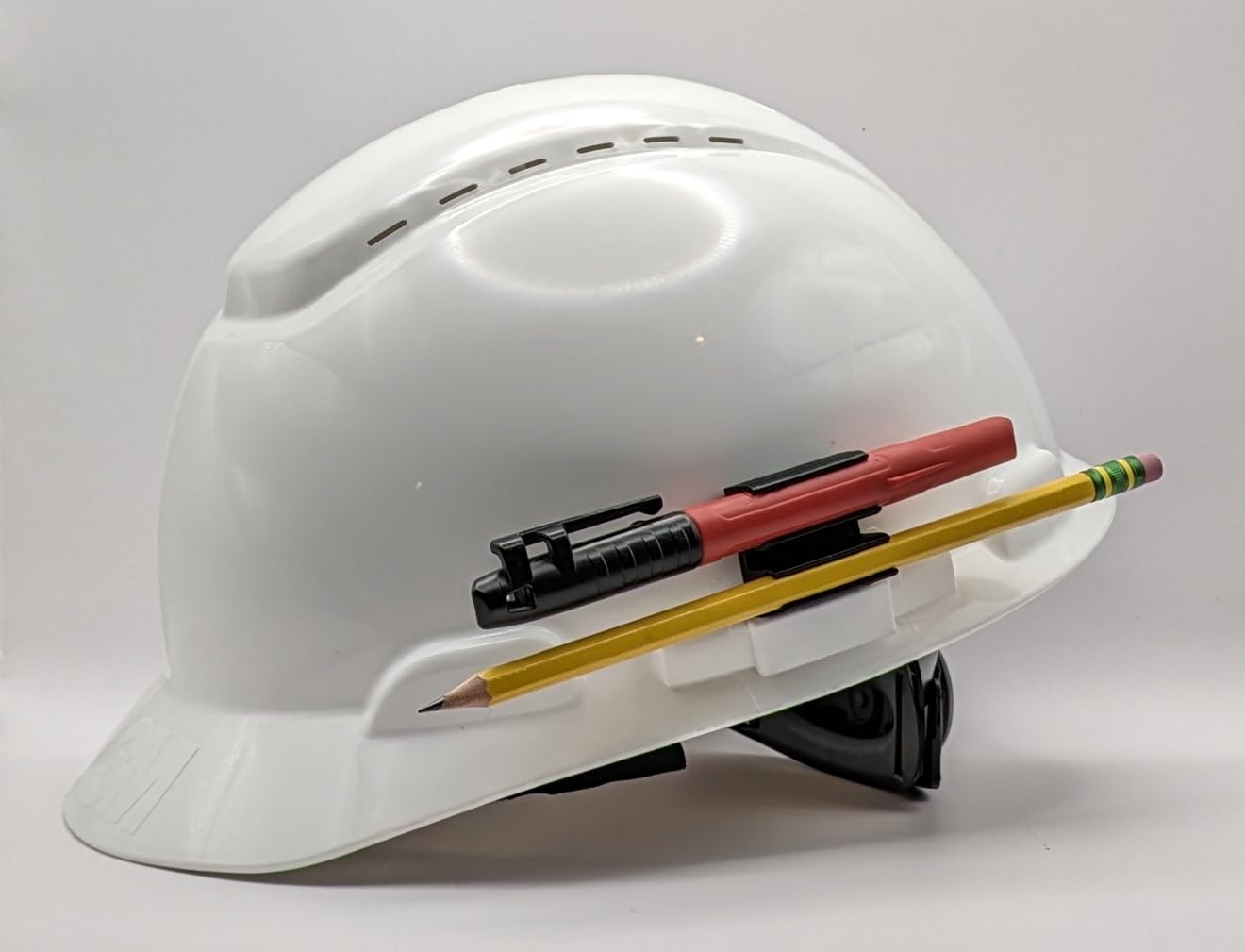 Photo 1 of Hard Hat Clip Collection - Marker & Pencil - Black