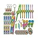 Aqua Awesome Bubble Guppies Birthday Party Favors Mega Mix Value Pack (48 Piece), Multicolored