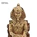 Anxyuan Pharaoh Statue Aquarium Decoration, Exotic Environments Fish Tank Fountain Ornament with Caves for Hiding, Available to Linking to Oxygen Pump, 4.1