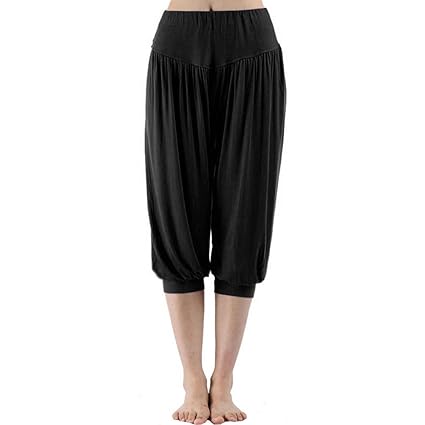 Amazon Com Yucode Women Ladies Sport Harem Loose Yoga Elastic