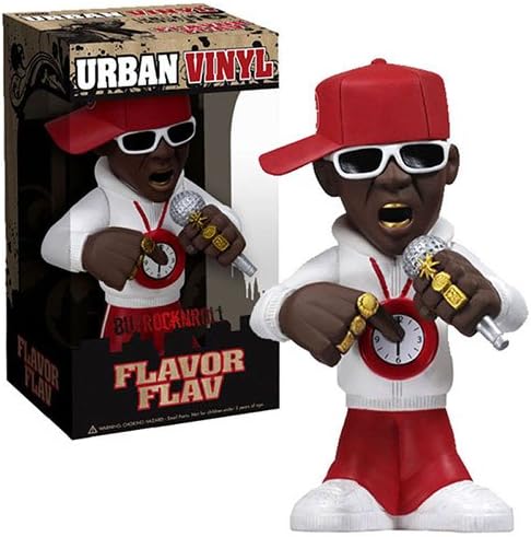 Funko Rocks 6 Inch Urban Vinyl Figure Flavor Flav Public Enemy