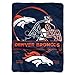 Northwest NFL Denver Broncos Unisex-Adult Raschel Throw Blanket, 60