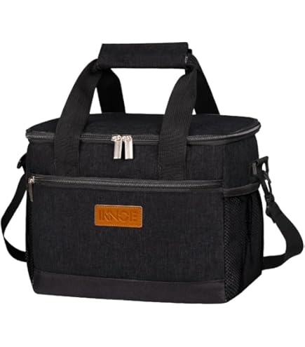 iknoe Grande borsa frigo pieghevole 24 lattine borse isolate a