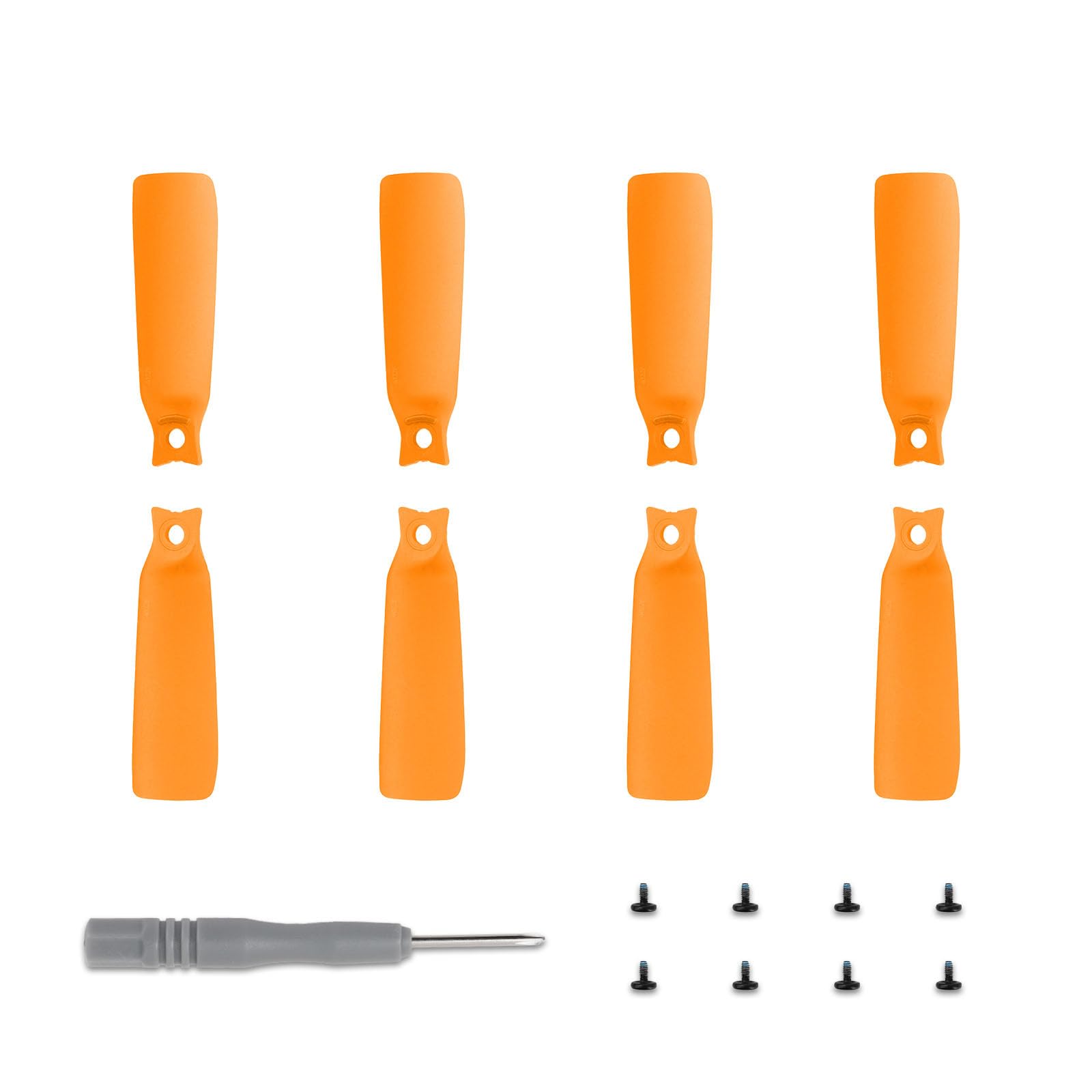 YUULNMOP 8PCS Propellers Blades Compatible for DJI Flip,Quick Release Wing Blade Paddles Lightweight Vlog Camera Drone Propeller Accessories (Orange)