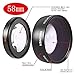 Neewer 58mm 0.45x Wide Angle Lens Macro with Lens Bag for Select Canon Camera Models