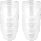 CRITTZOO 100Pieces 1oz Crested Gecko Food Cups