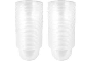 CRITTZOO 100Pieces 1oz Crested Gecko Food Cups