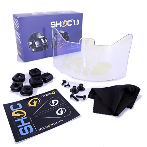 Shoc 1.0 Visor for Football and Lacrosse Helmets