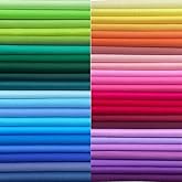 50 PCS 8" x 8" Solid Quilters Cotton Fabric Bundles for Quilting Sewing DIY & Quilt Beginners, Quilting Supplies Fabric Squar