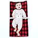 BlueSnail Plush Super Soft and Comfy Changing Pad Cover for Baby 2-Pack (Red Buffalo Palid)