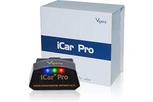 Vgate iCar Pro(BT3.0/ BLE4.0) OBD2 Scanner Bluetooth Code Reader Diagnostic Scan Tool for Android & iOS & Windows Compatible with ELM327 Adapter