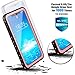 SPIDERCASE iPhone XR Waterproof Case, Upgraded Version with Clear Sound, Built-in Screen Protector Dustproof Snowproof Shockproof IP68 Waterproof Case for iPhone XR 2018 Released 6.1 inch (Pink)