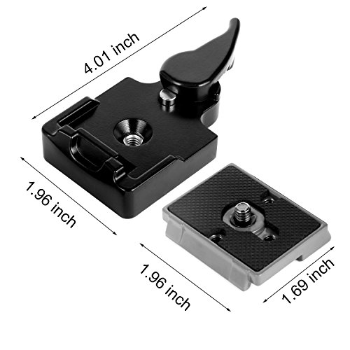pangshi Camera Quick Release Plate 323 RC2 with Special Adapter 200PL-14 QR Plate