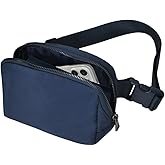 NGIL Mini Belt Bag for Women Crossbody Pack Workout Traveling Running Hiking Waist Bag with Adjustable Strap(Blue)