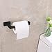 Angle Simple Toilet Paper Holder, SUS304 Stainless Steel Bathroom Tissue Holder, Toilet Tissue Hanger, Toilet Roll Dispenser Wall Mount, Matte Black