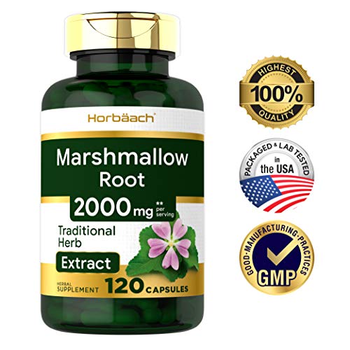 5 Marshmallow+Capsules+Non+GMO+Traditional+Horbaach