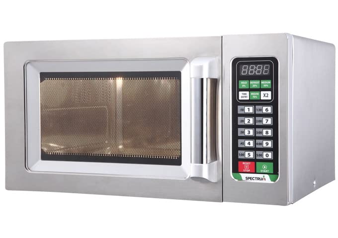 Winco EMW-1000ST Commercial-Grade Microwave Oven, .9 Cubic Feet, Silver