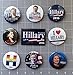 Hillary Clinton Set of 9 Best Seller Campaign Buttons - Buttons measure 2.25