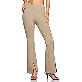 TSLA Women's Yoga & Dress Pants, Office Business Casual Work Slacks, Stretch Straight Leg/Bootcut Pants with 4 Pockets