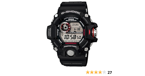 Amazon.com: Casio Men G SHOCK RANGEMAN TRIPLE SENSOR GW9400 GW-9400-1D :  Clothing, Shoes \u0026 Jewelry