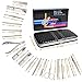 18Pcs Manicure Set Nail Clippers Pedicure Kit, 18 in 1 Stainless Steel Nail Clippers Set Professional Grooming Kit Nail Care Tools with Luxurious Travel Case for Women & Men