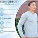 Comfortably Collared Men's Perfect Slim Fit Lightweight Soft Fitted V-Neck Pullover Sweater, Large, Heather Gray