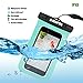WAPAG Waterproof Bag Case Pouch Fits Swimming Kayaking Boating Skiing IPX8-100Feet (Turquoise)
