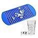 TraderPlus Silicone 160 Mini Ice Cube Trays and Candy Molds (Blue)